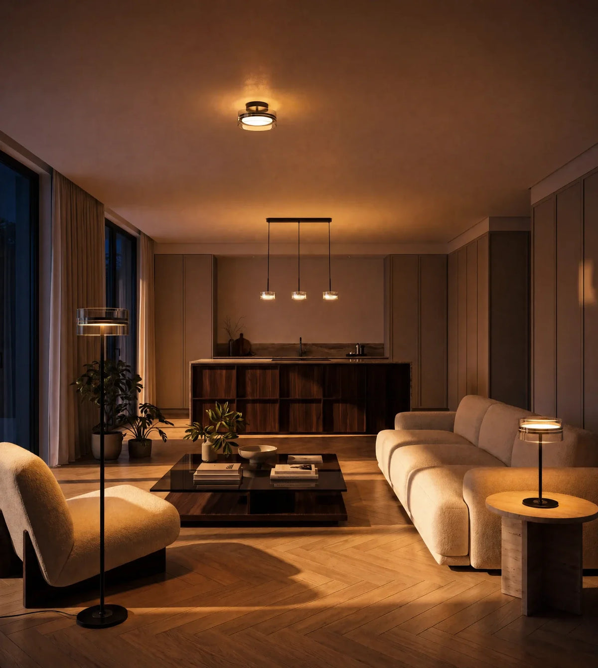 Novella | Four-Piece Modern Lighting Set