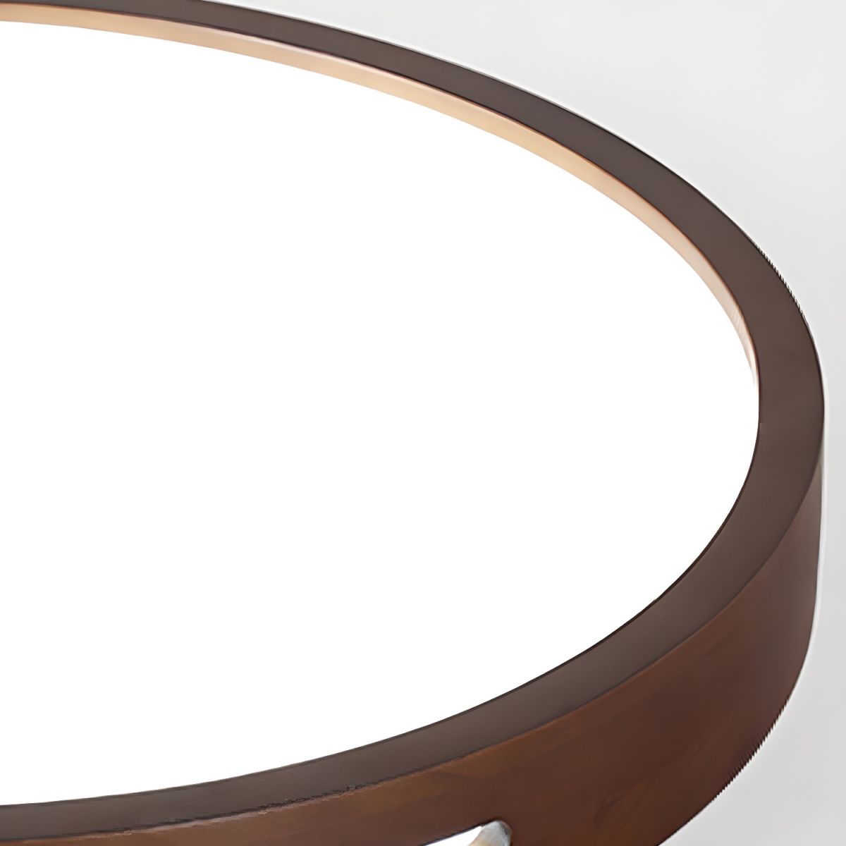 Winterwood | Round Flush Mount Ceiling Light with Wood Trim