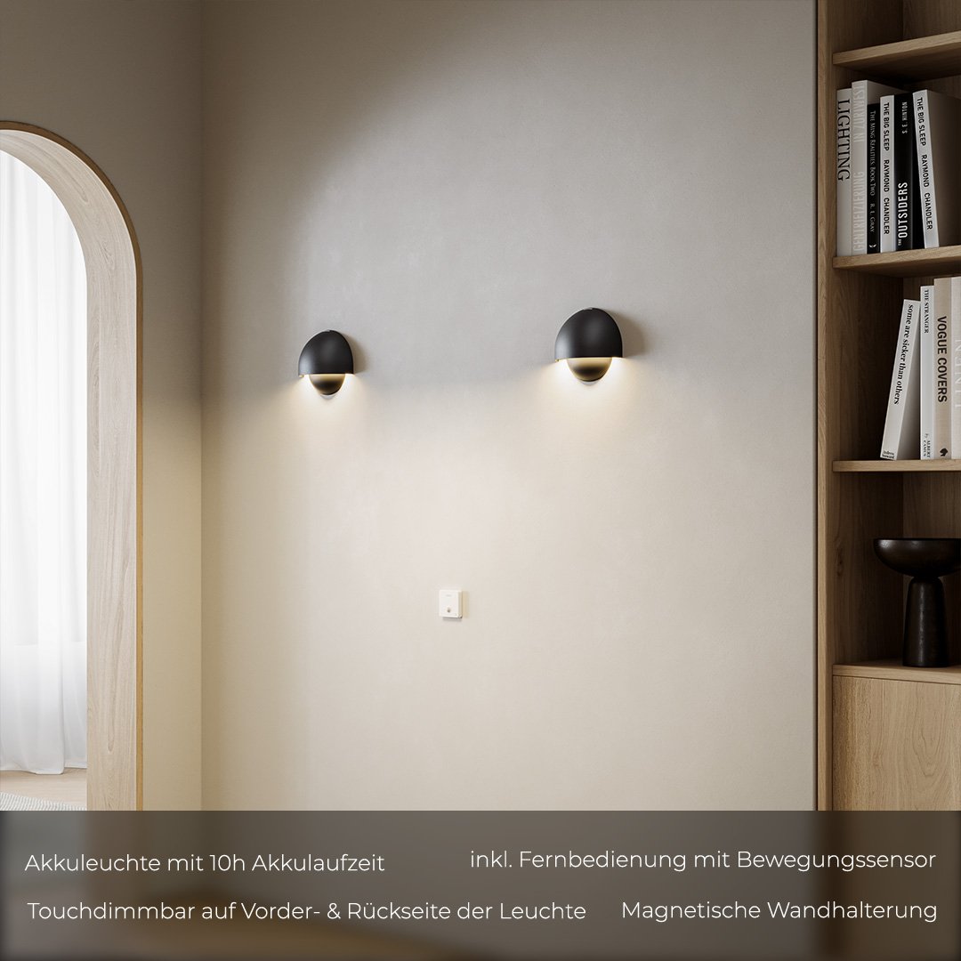 Cythe | Battery-Powered Wall Light with Motion Sensor