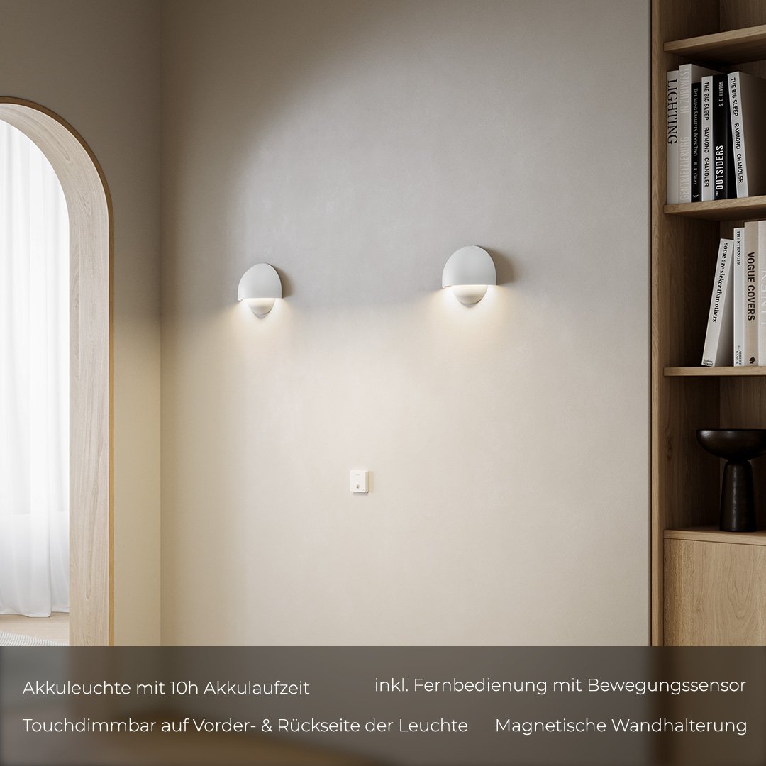 Cythe | Battery-Powered Wall Light with Motion Sensor