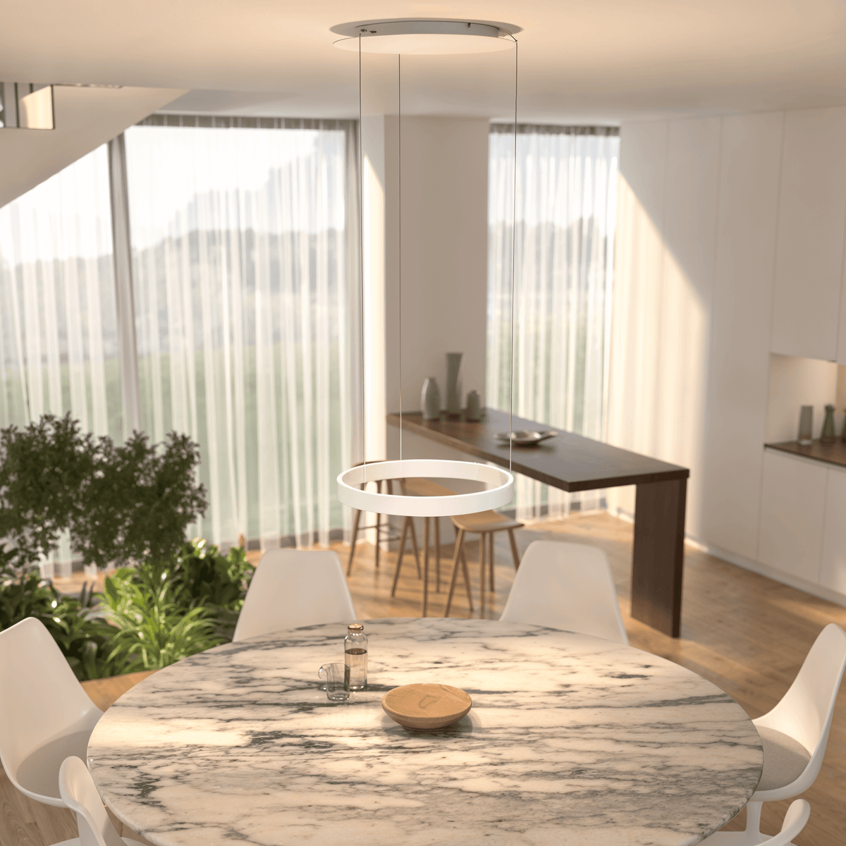 Zephyra | LED Ring Pendant Light