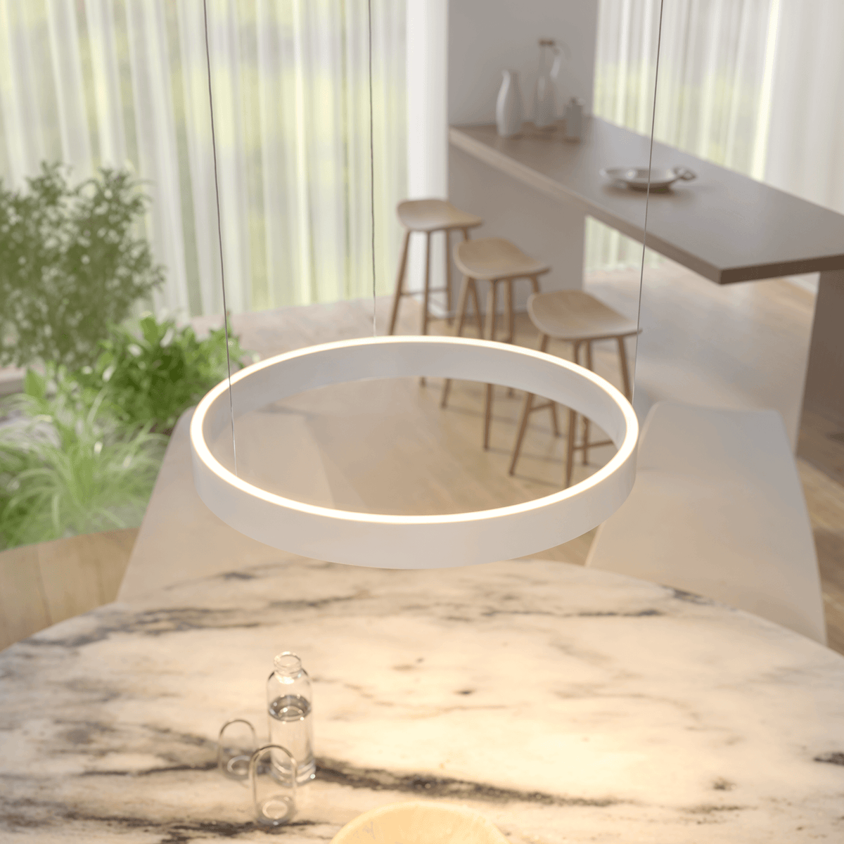 Zephyra | LED Ring Pendant Light