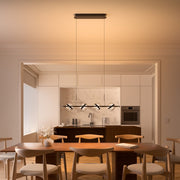 Lyrath | Four-Light Pendant Fixture with Glass Spheres