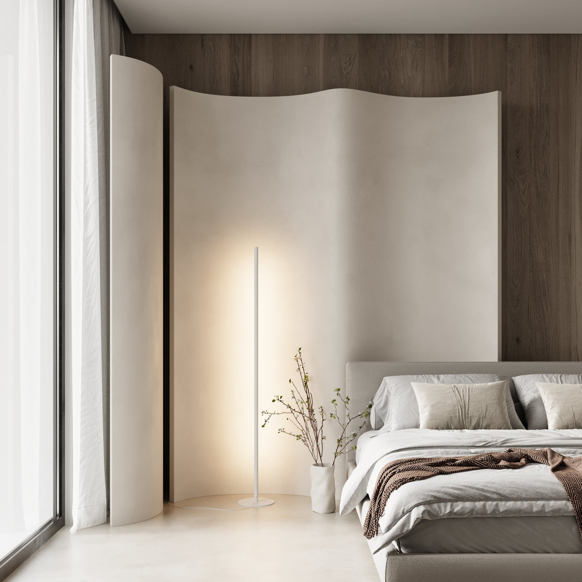 Zenith | LED Floor Lamp with Touch Dimming