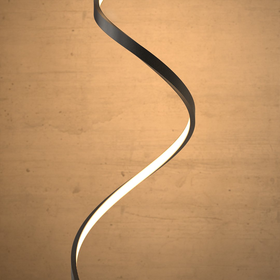 Isle | LED Spiral Floor Lamp