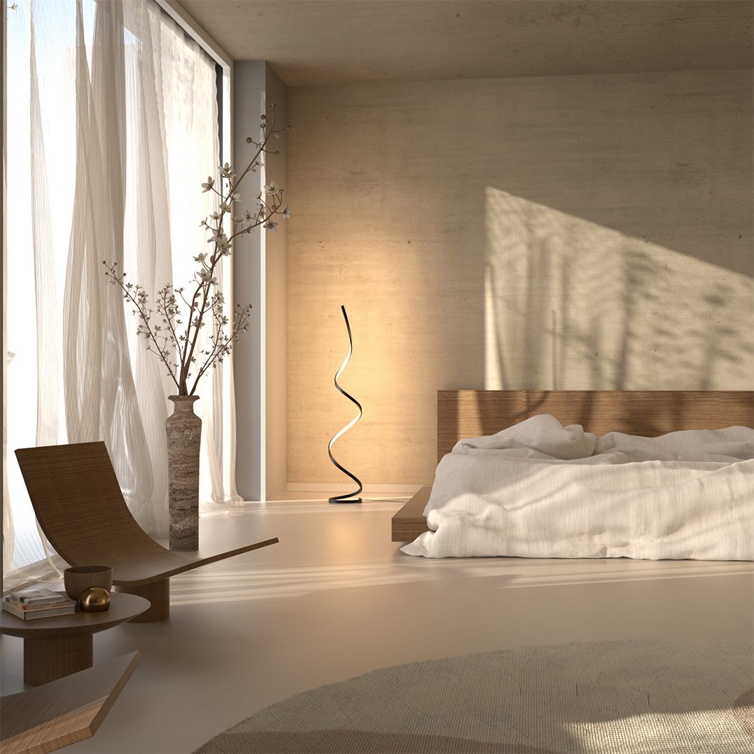 Isle | LED Spiral Floor Lamp