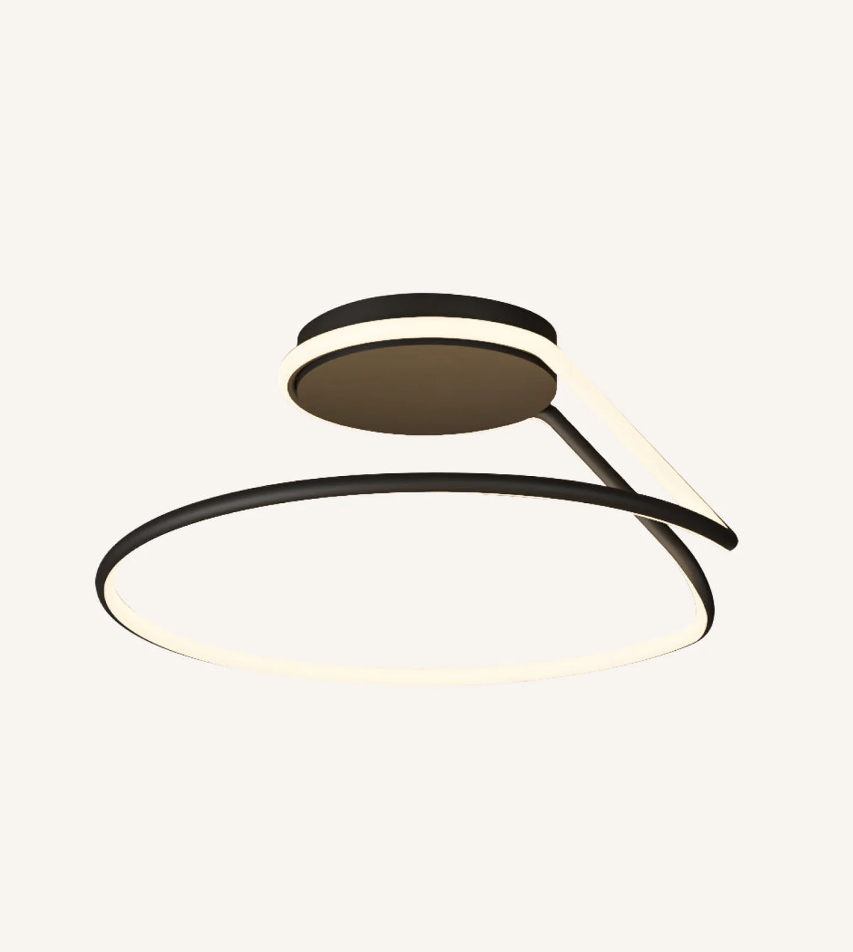 Ondyne | LED Ceiling Light with Sculptural Ring Design