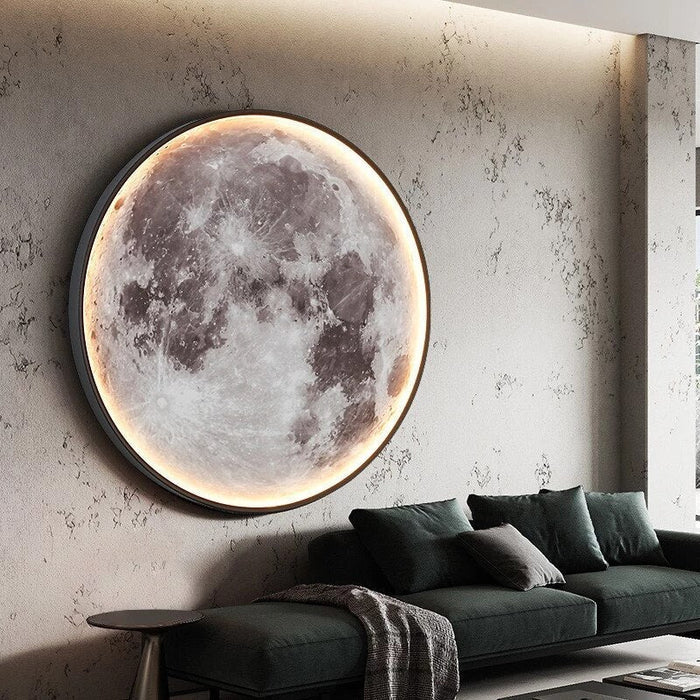 Slate | LED Moon Wall Light