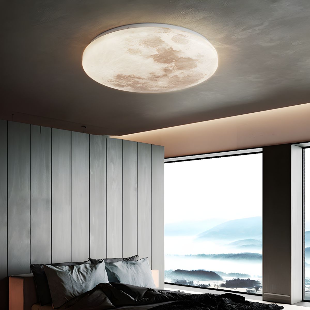 Moonvale | LED Moon Ceiling Light