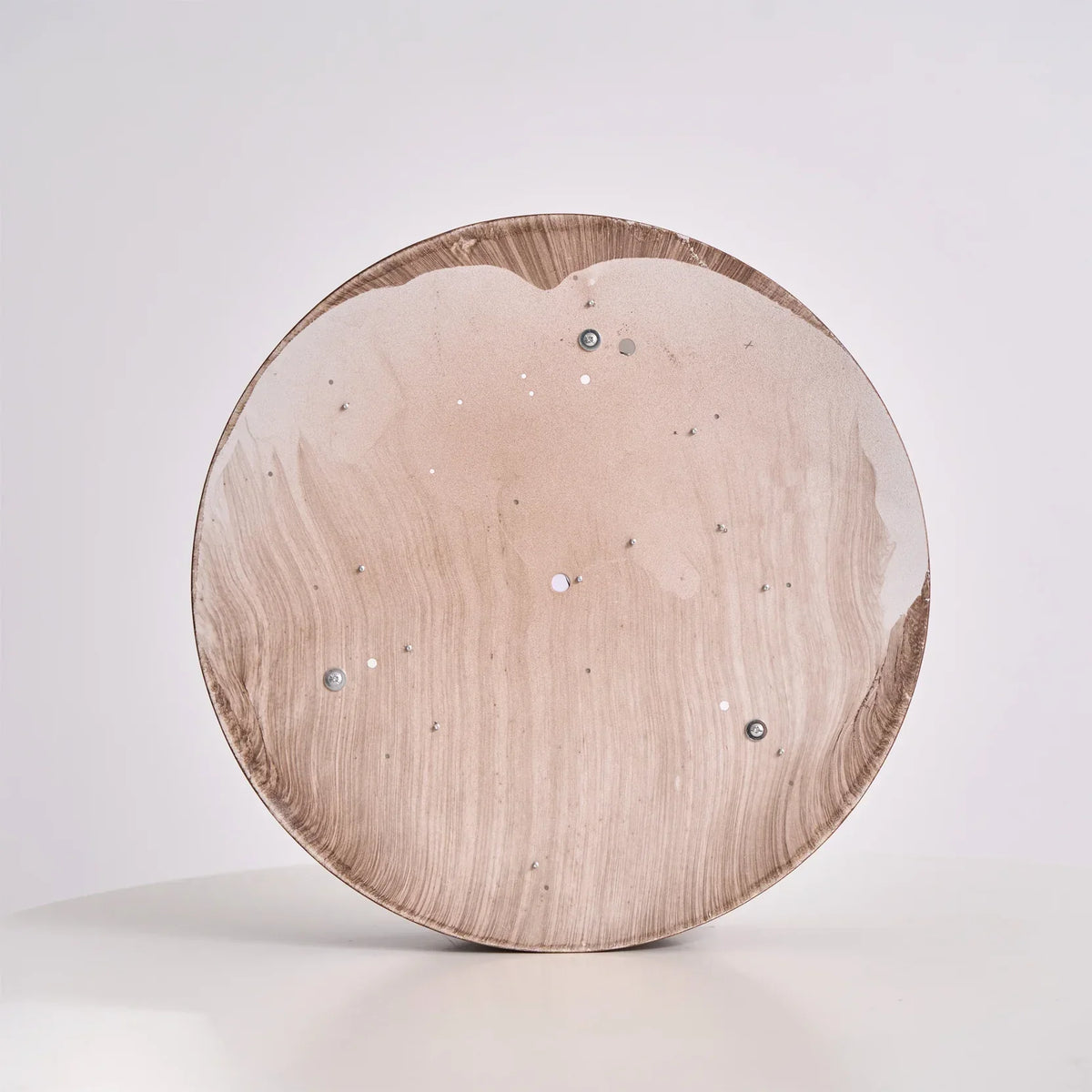 Quasar | Walnut-Tone Ceiling Light with Integrated LED