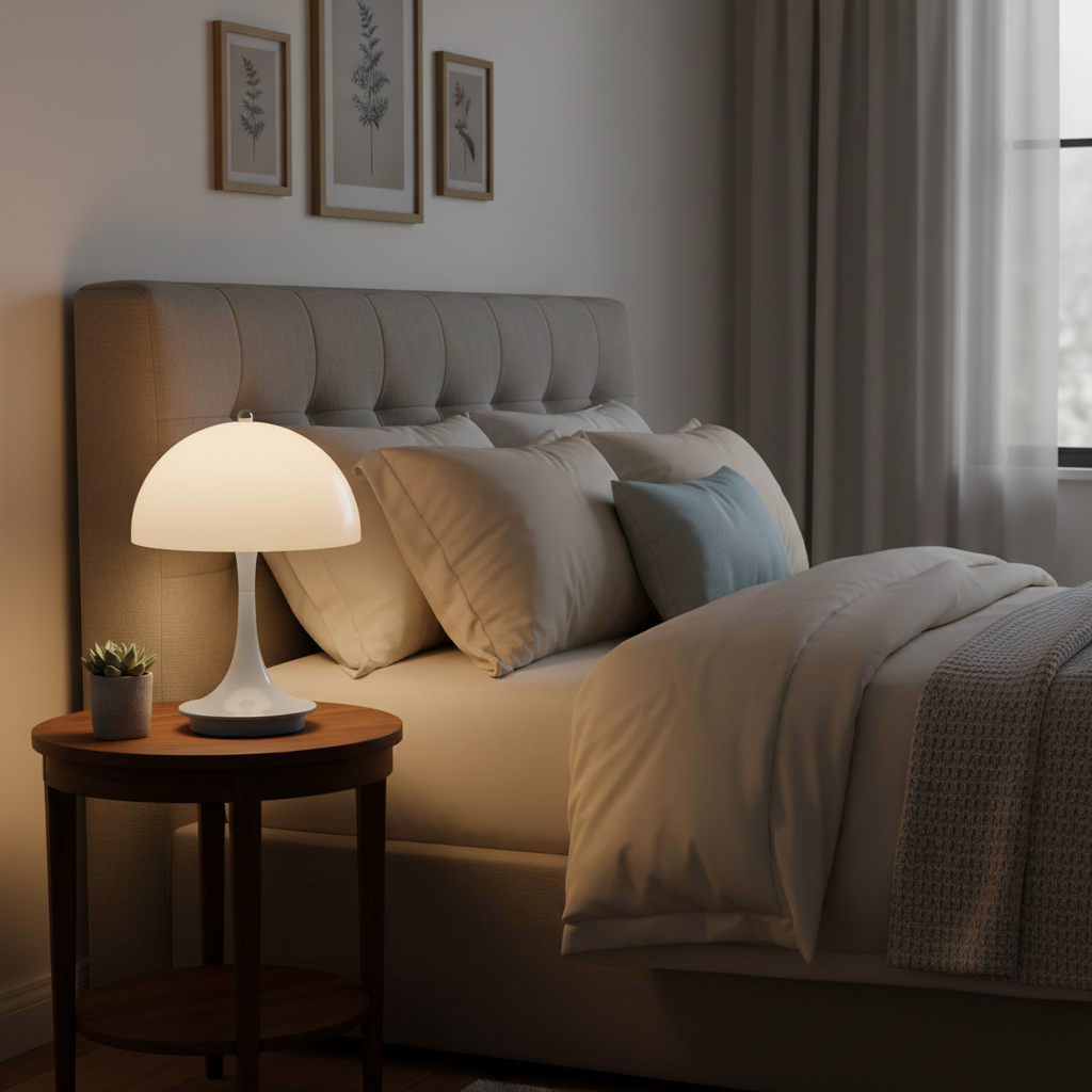 Onyx | Cordless Mushroom Table Lamp