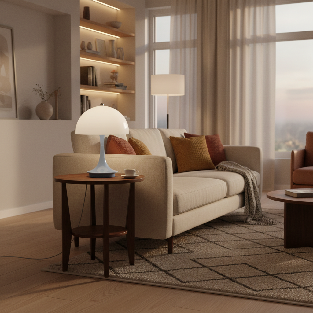 Onyx | Cordless Mushroom Table Lamp