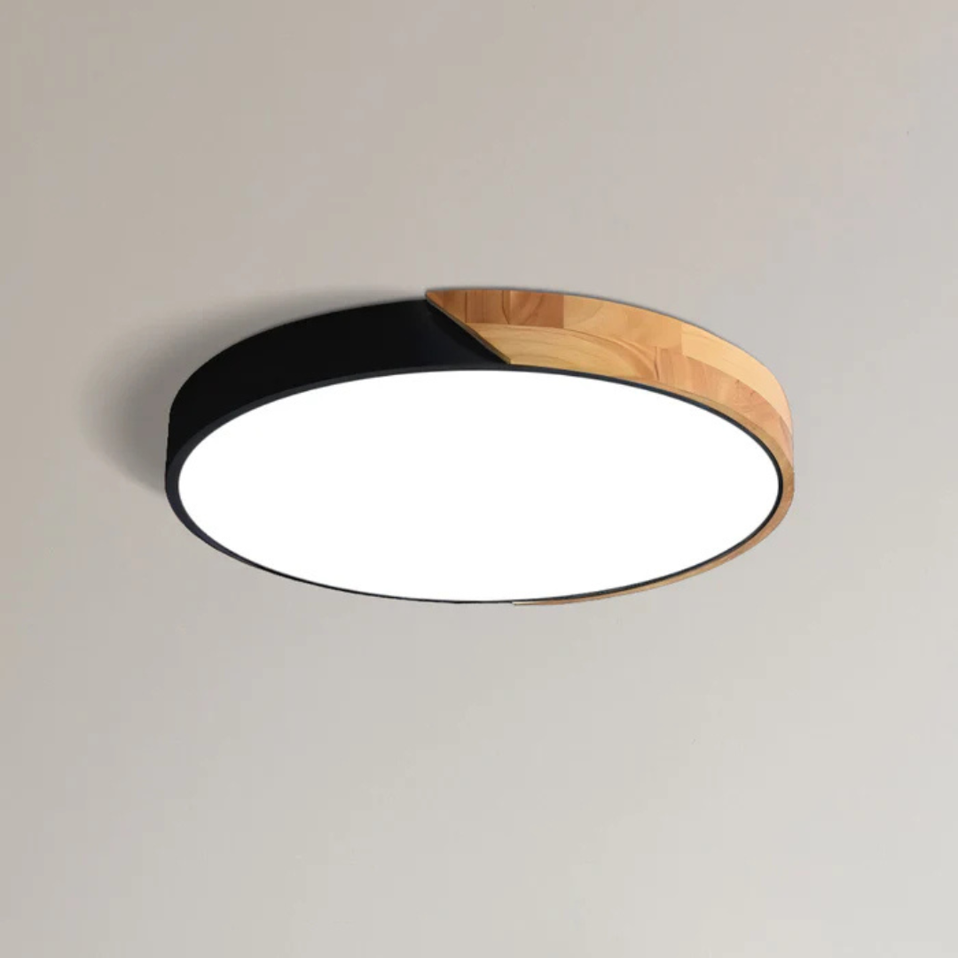 Brynmoor | LED Ceiling Light with Wood Accent
