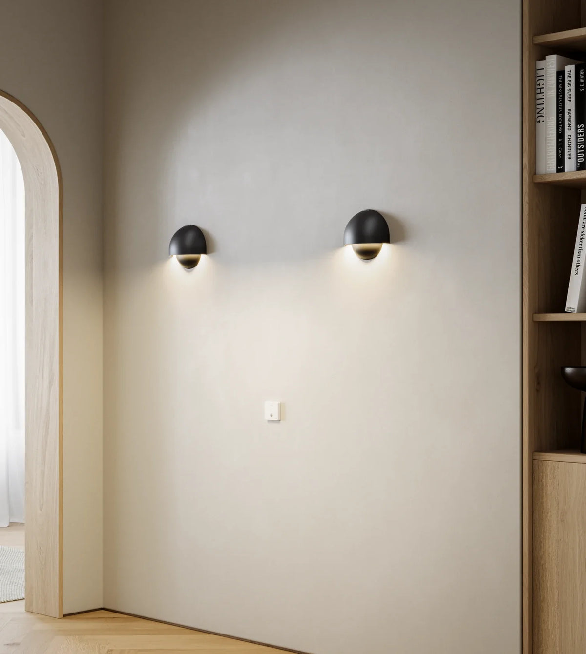 Pace | LED Wall Light with Dual Power Options