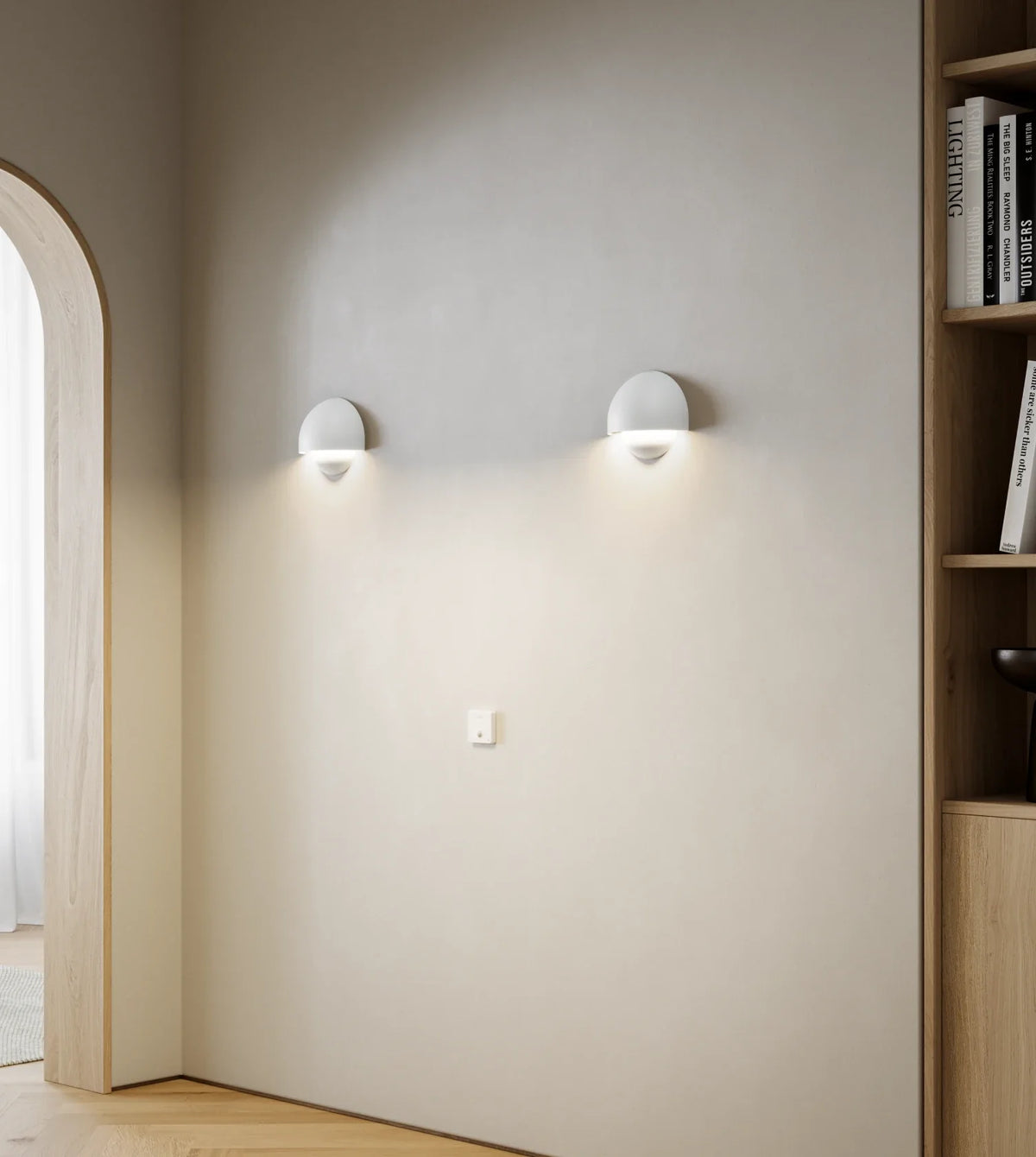 Pace | LED Wall Light with Dual Power Options