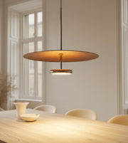 Wrenley | LED Pendant Light with Walnut Finish