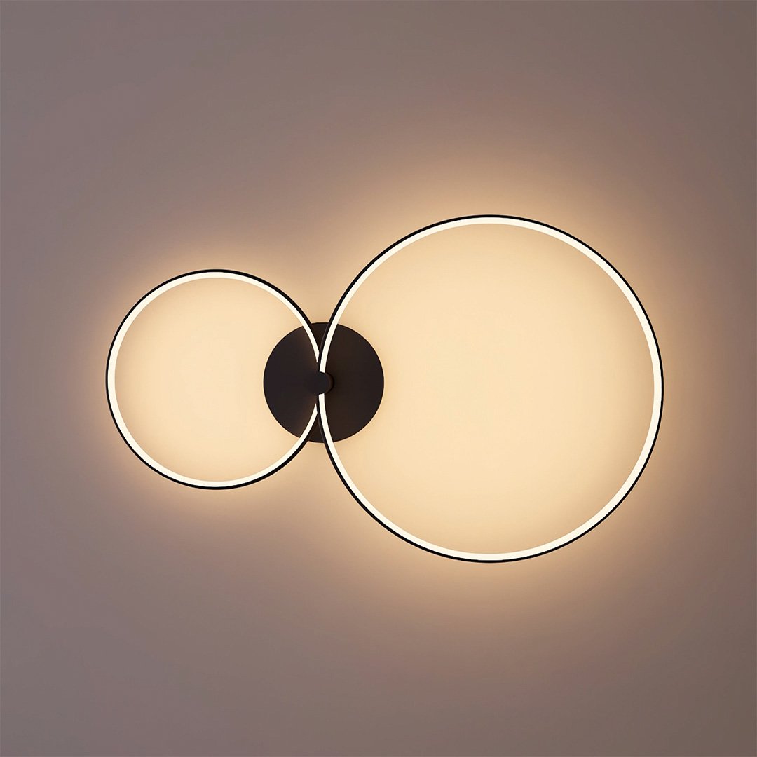 Tybalt | Dimmable Twin-Ring LED Ceiling Light