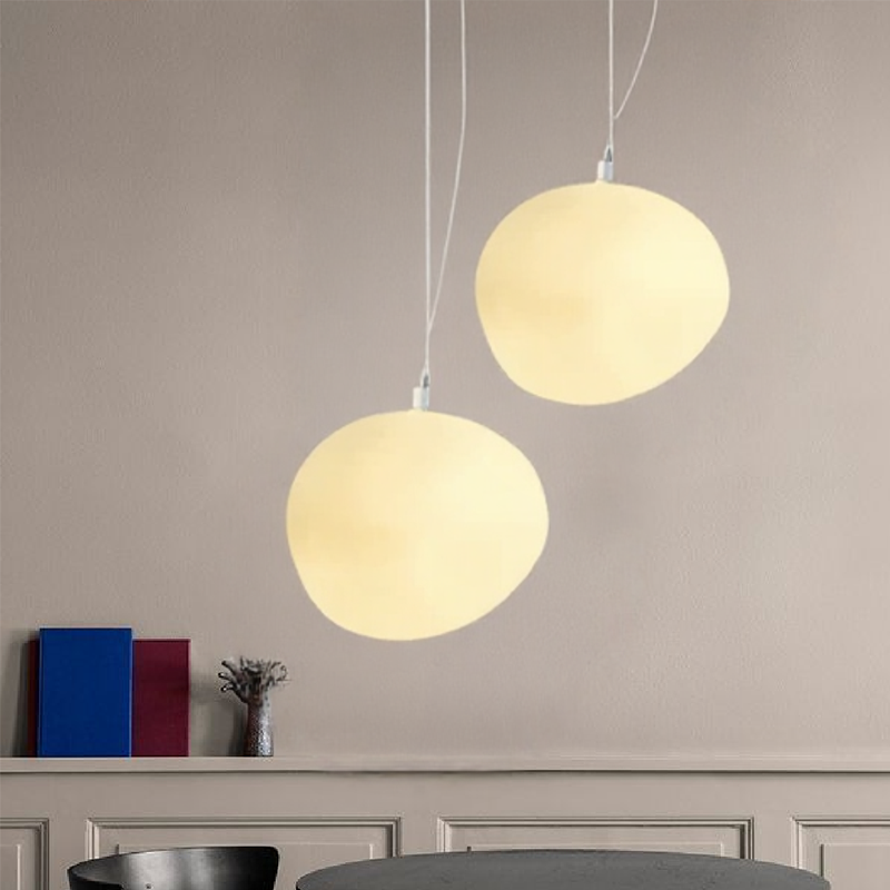 Caelis | Frosted Glass Globe Pendant Light