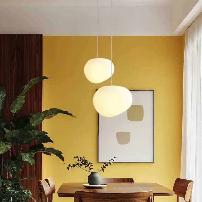 Caelis | Frosted Glass Globe Pendant Light