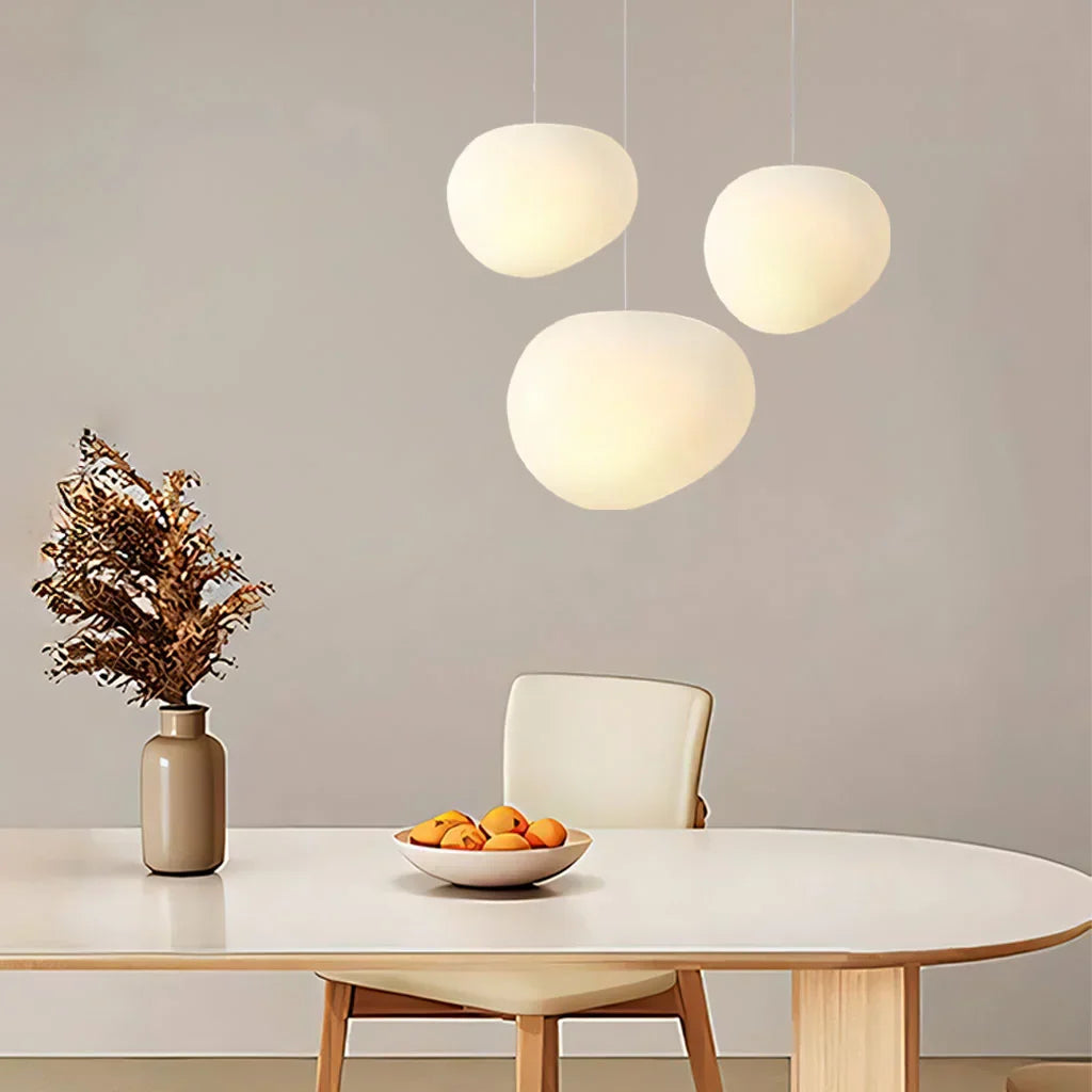 Caelis | Frosted Glass Globe Pendant Light