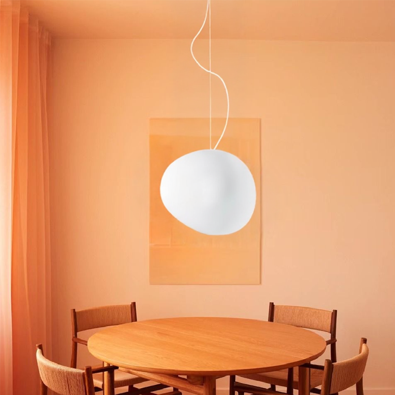 Caelis | Frosted Glass Globe Pendant Light