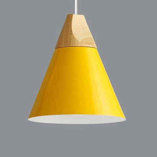 Oriel | Nordic Pendant Light with Wood and Metal
