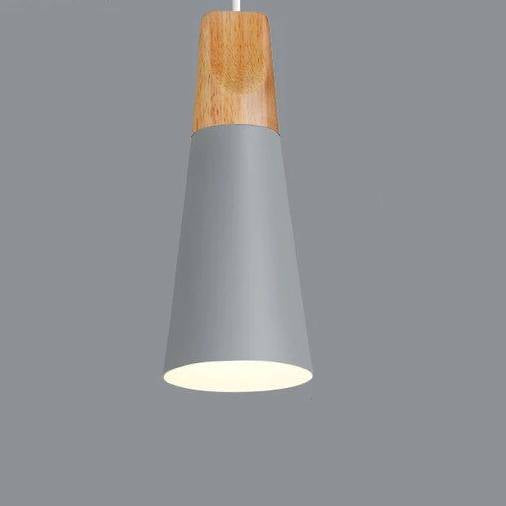 Oriel | Nordic Pendant Light with Wood and Metal