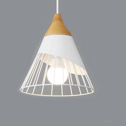 Oriel | Nordic Pendant Light with Wood and Metal