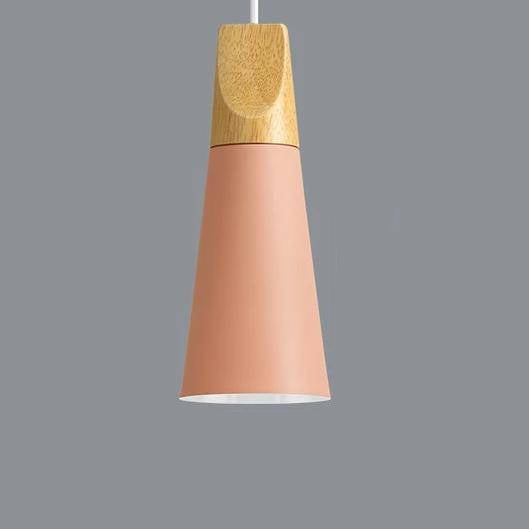 Oriel | Nordic Pendant Light with Wood and Metal