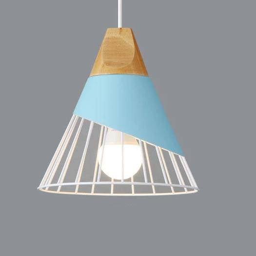 Oriel | Nordic Pendant Light with Wood and Metal