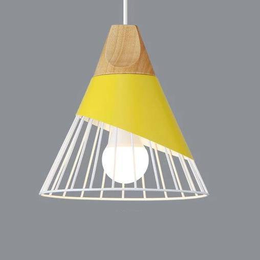 Oriel | Nordic Pendant Light with Wood and Metal