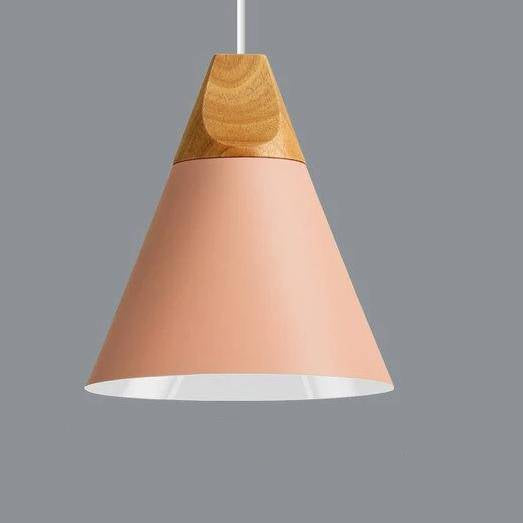 Oriel | Nordic Pendant Light with Wood and Metal