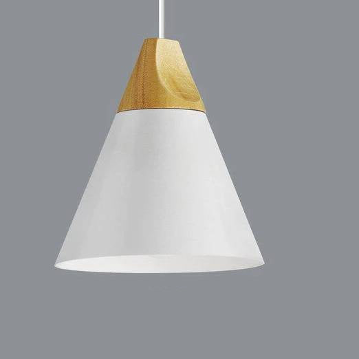 Oriel | Nordic Pendant Light with Wood and Metal