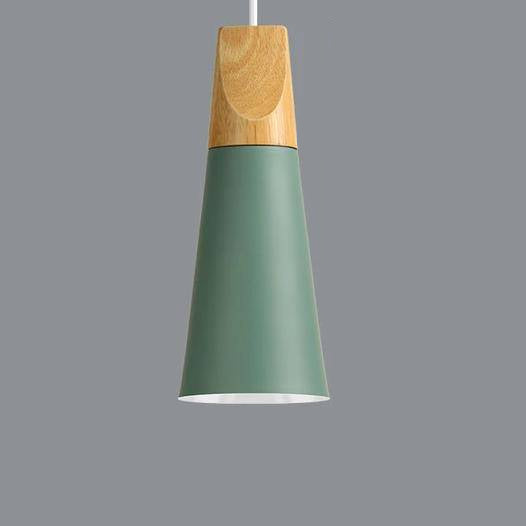 Oriel | Nordic Pendant Light with Wood and Metal