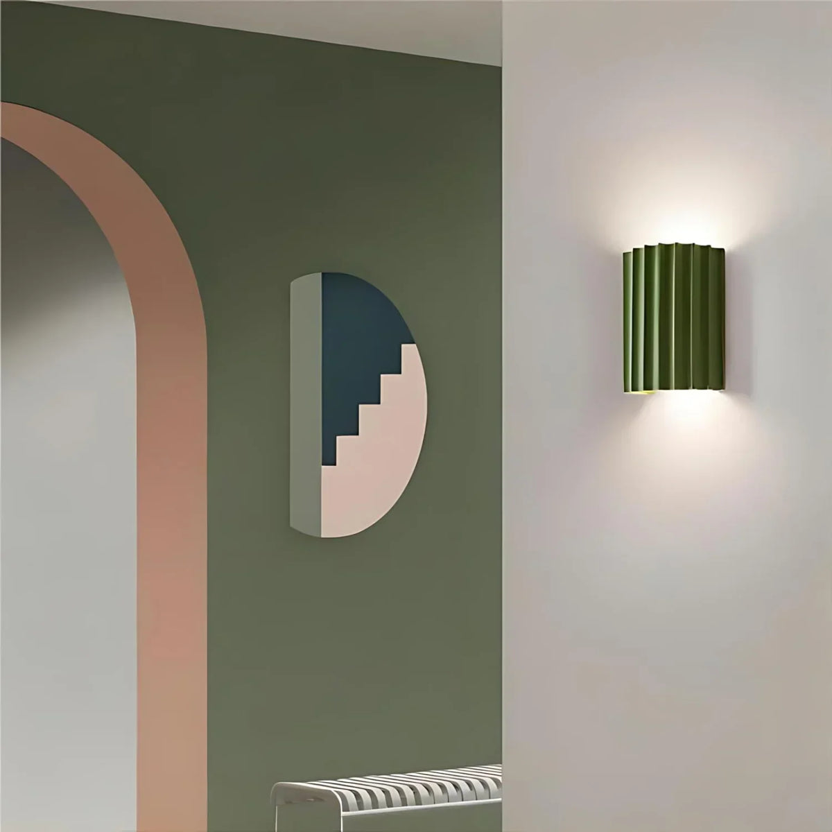 Rylle | Fluted Resin Wall Light