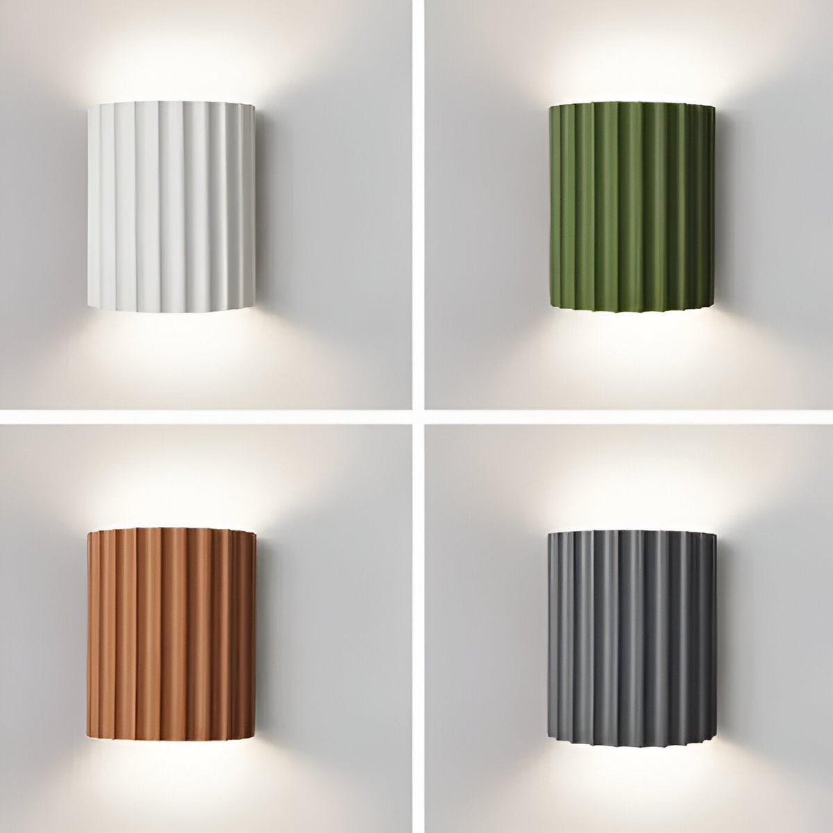 Rylle | Fluted Resin Wall Light