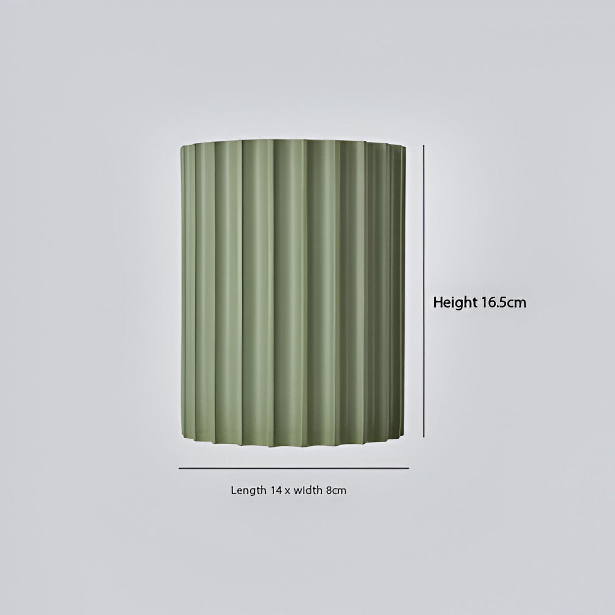 Rylle | Fluted Resin Wall Light
