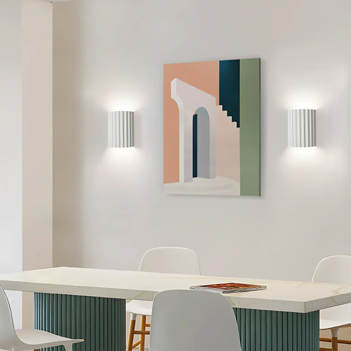 Rylle | Fluted Resin Wall Light