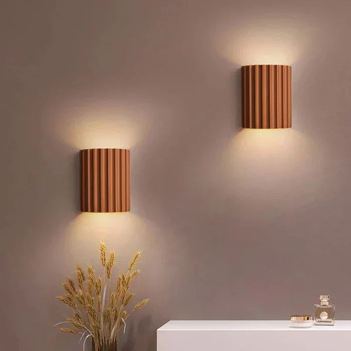 Rylle | Fluted Resin Wall Light