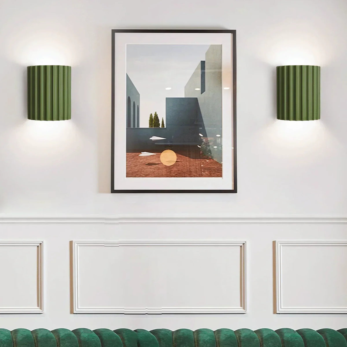 Rylle | Fluted Resin Wall Light