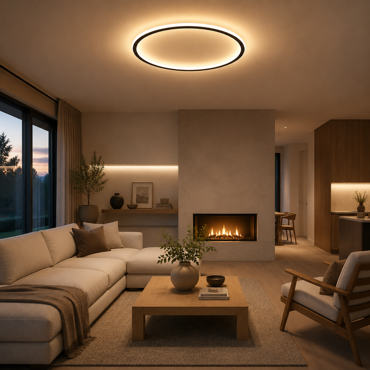 Rune | Round LED Ceiling Light