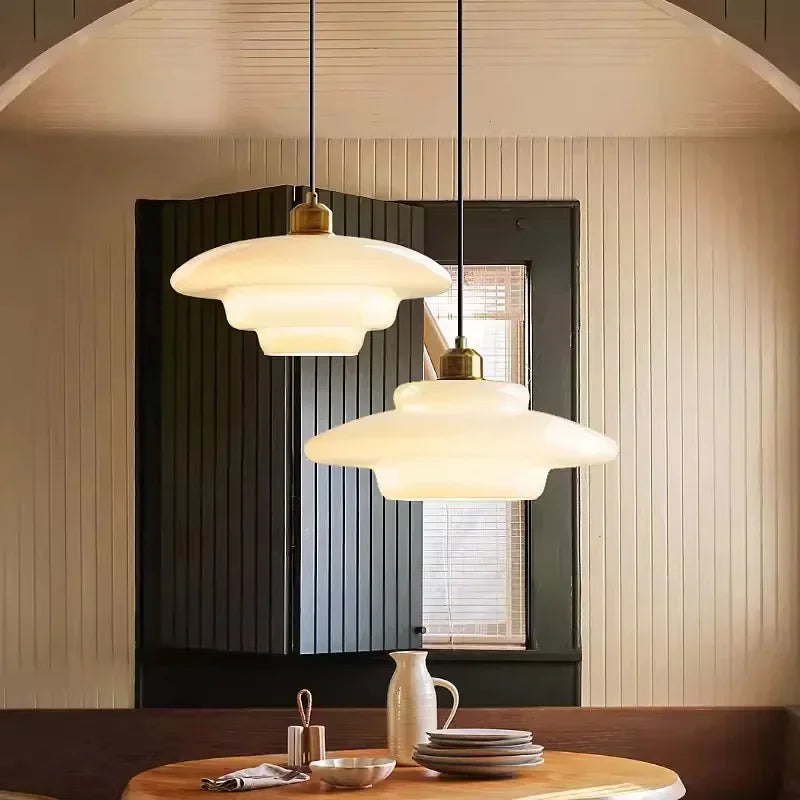 Somerby | Mid-Century Glass Pendant Light