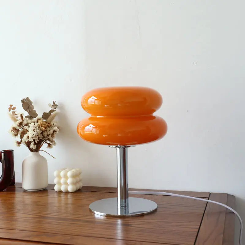 Tosca | Retro Glass Table Lamp with Touch Dimming