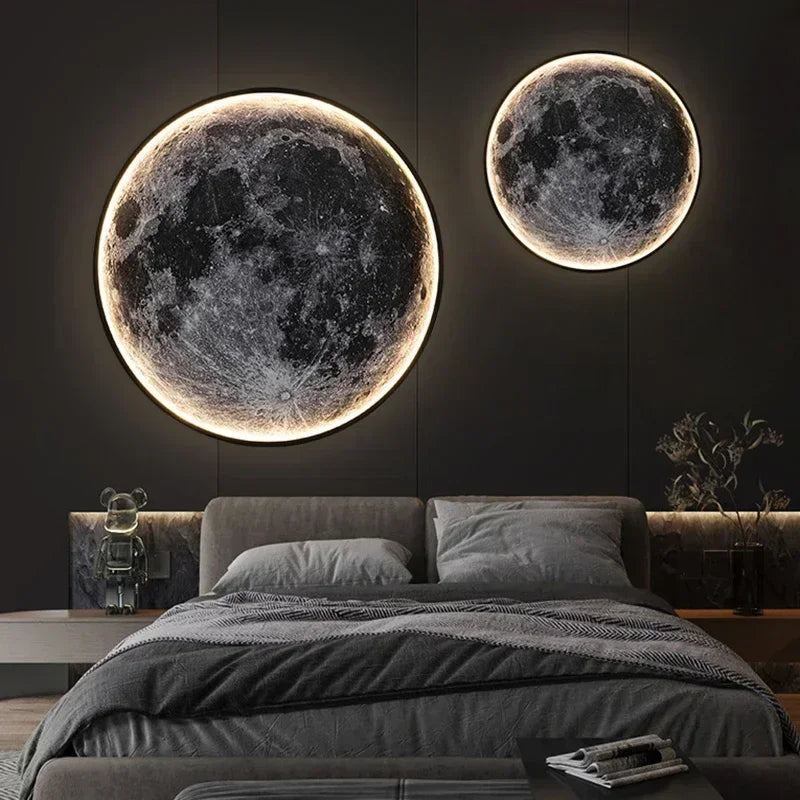 Slate | LED Moon Wall Light