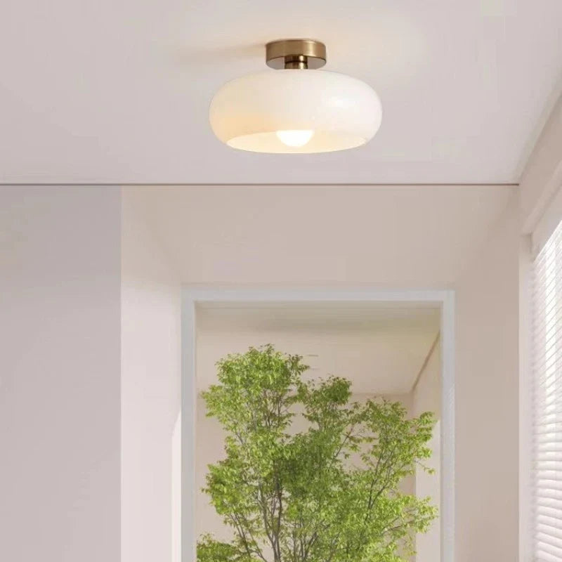 Lumette | Glossy Pendant Light with Retro Dome Shade