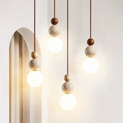 Tellara | Natural Sphere Pendant Light