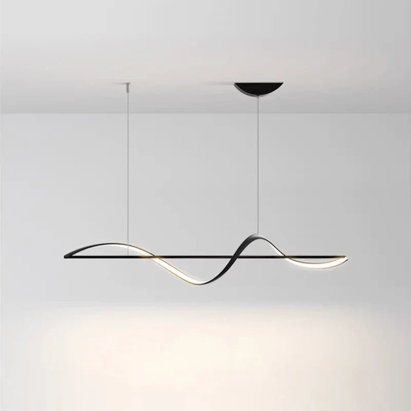 Caedmon | Integrated LED Wave Pendant Light