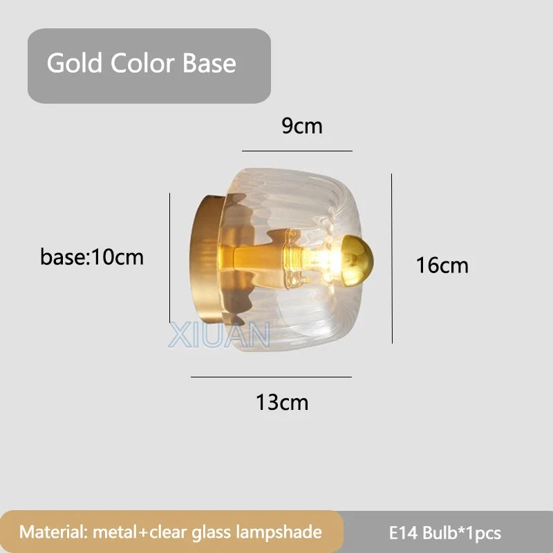 Cadenza | Ribbed Glass Ceiling Light Fixture