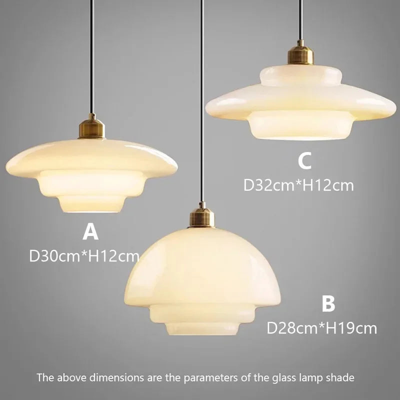 Somerby | Mid-Century Glass Pendant Light