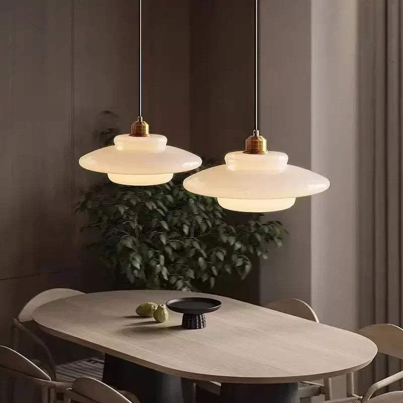 Somerby | Mid-Century Glass Pendant Light